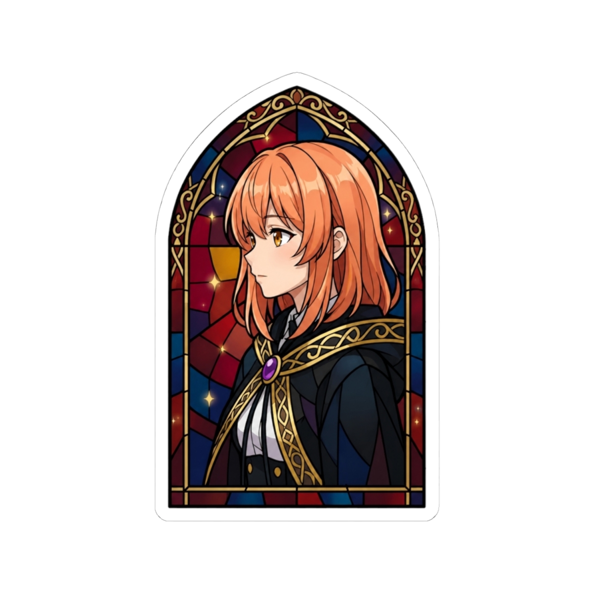 Colette Loire Wistoria Wand and Sword Mystic Stained Glass | Wistoria: Wand and Sword - alternate angle 1, merchandise