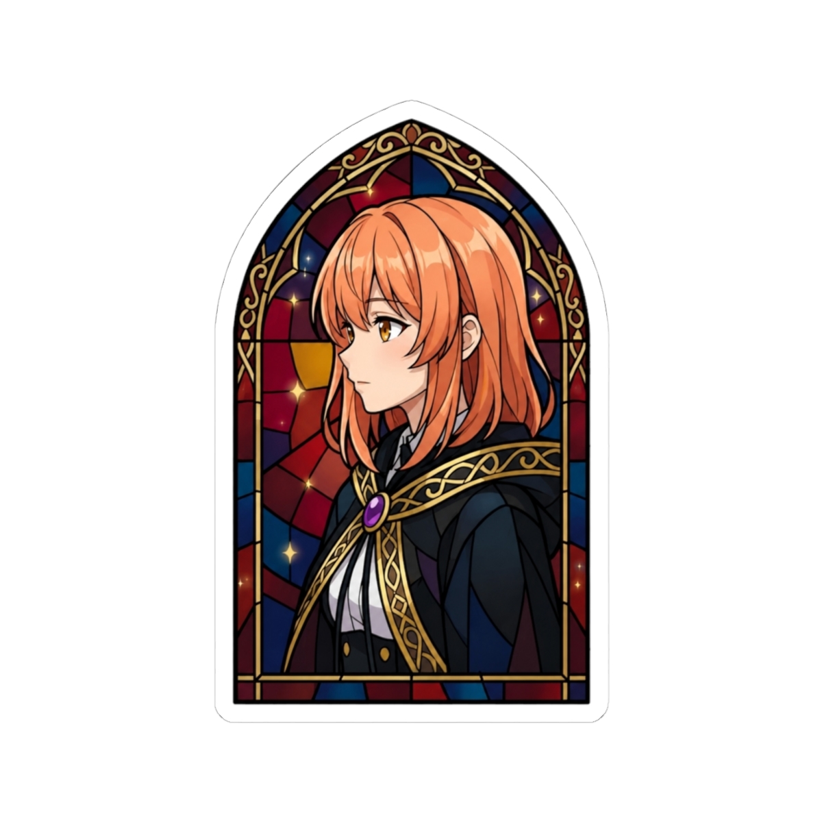 Colette Loire Wistoria Wand and Sword Mystic Stained Glass | Wistoria: Wand and Sword — official Wistoria: Wand and Sword Stickers