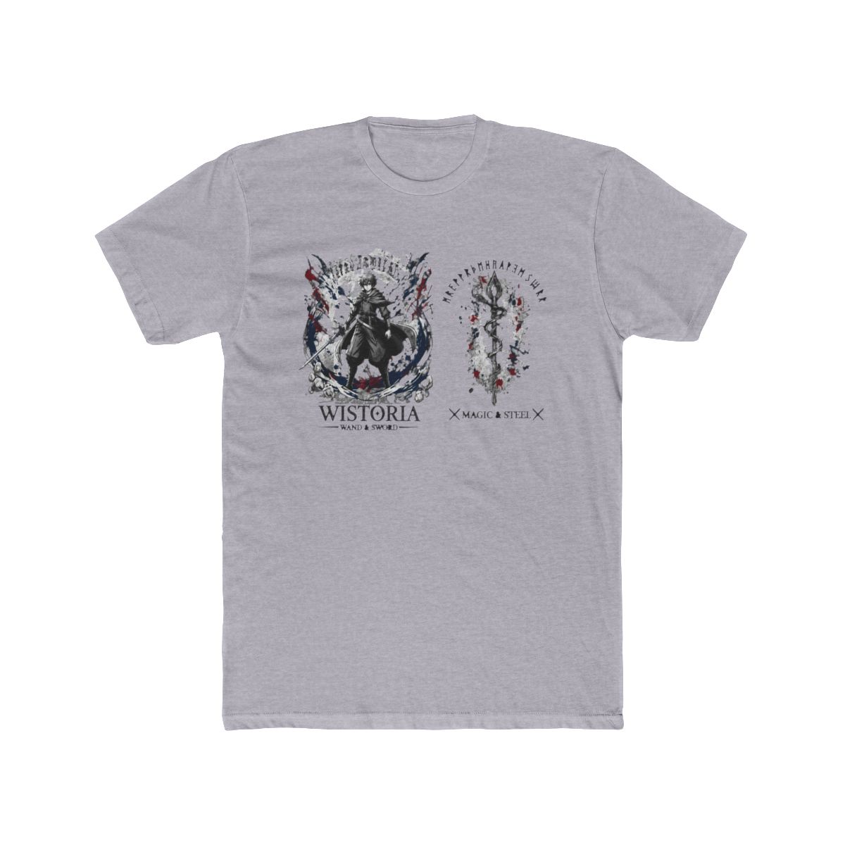 Wistoria: Wand and Sword Magic & Steel Graphic T Shirt - Premium Black Anime Streetwear Tee - Will Serfort Sword Action Manga Shirt - Aesthetic Oversized Apparel - TikTok Shop