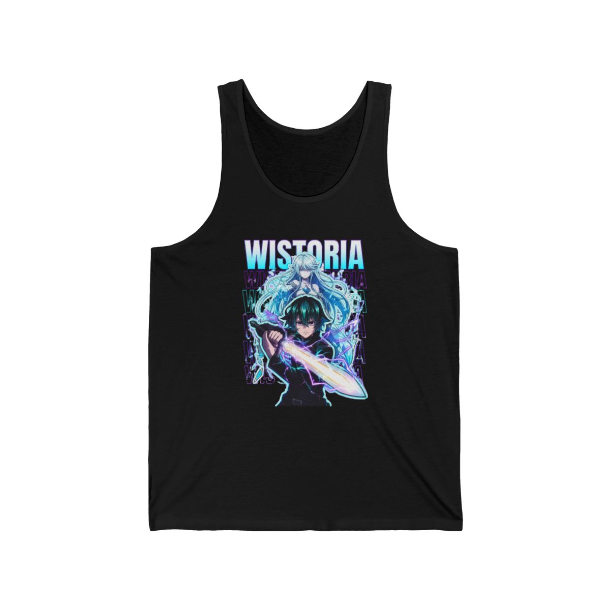 will serfort x elfaria albis serfort - Wistoria Wand and Sword monster Tank Top | Wistoria: Wand and Sword - alternate angle 3, merchandise