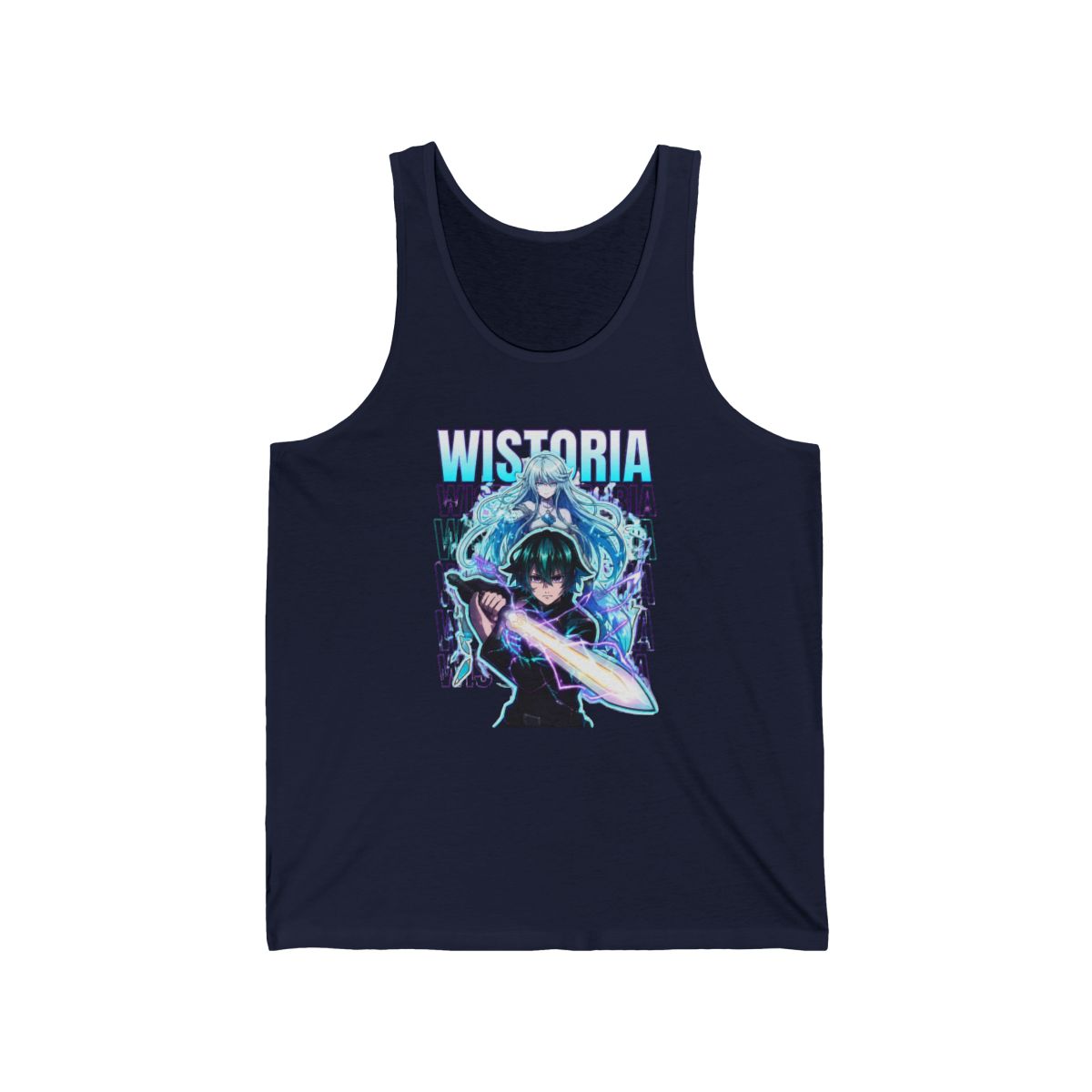 will serfort x elfaria albis serfort - Wistoria Wand and Sword monster Tank Top | Wistoria: Wand and Sword - alternate angle 4, merchandise