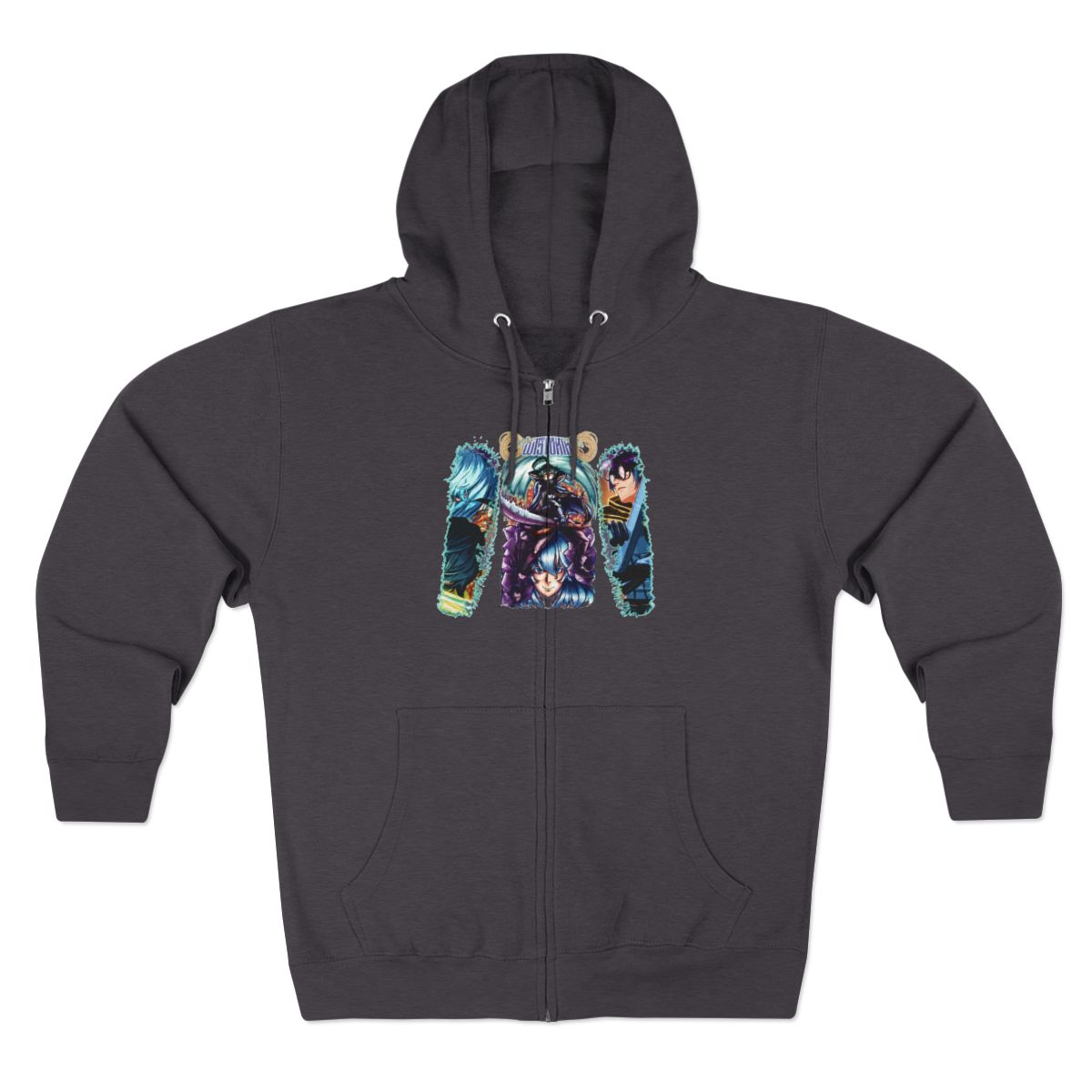 Wistoria Wand and Sword Streetwear Zip Hoodie Jacket | Wistoria: Wand and Sword - alternate angle 2, merchandise